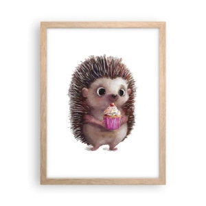 Póster en marco roble claro - La celebración es diaria - 30x40 cm