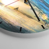 Esfera sin numeración, con rayas