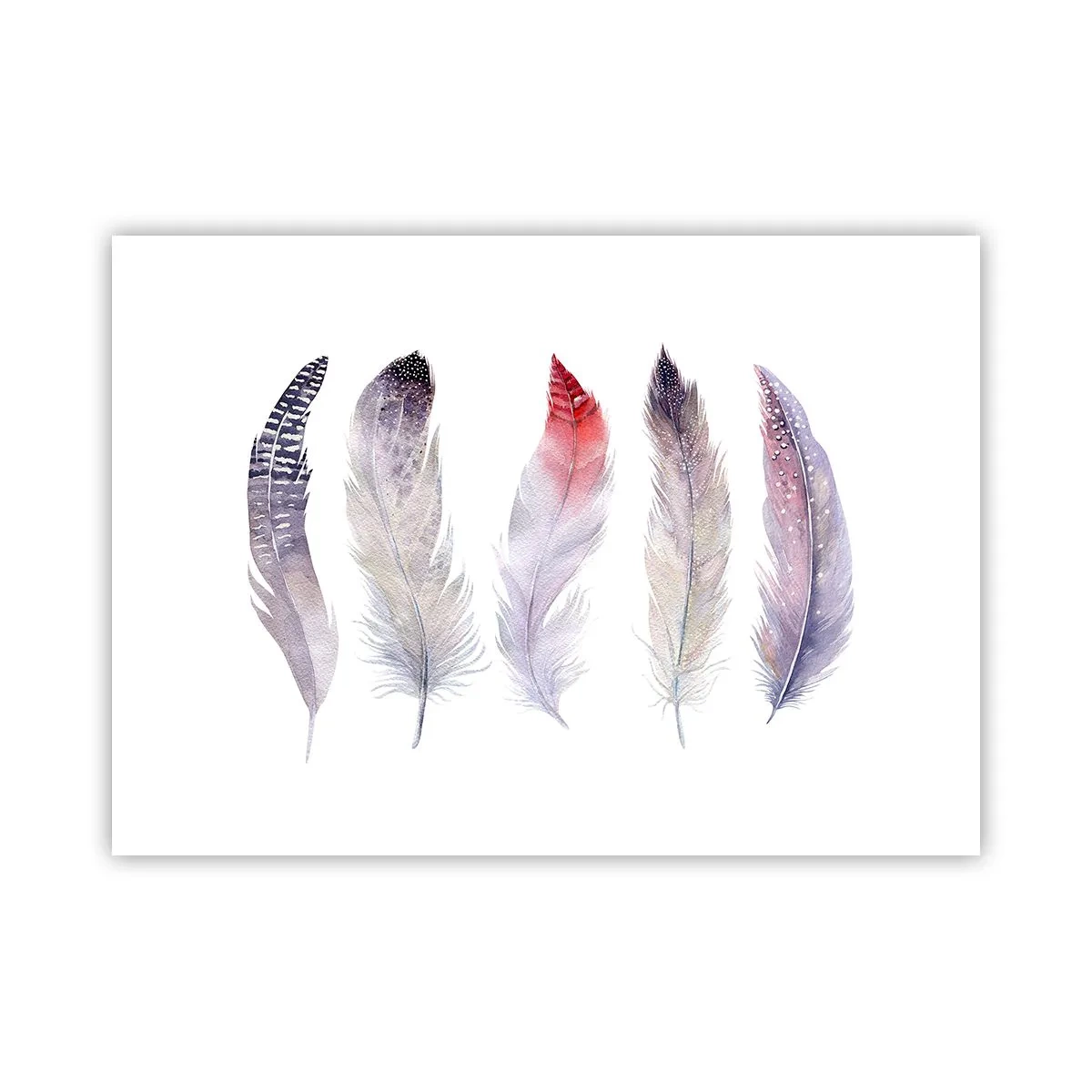 Póster - Suave como la niebla de muchos colores - 70x50 cm