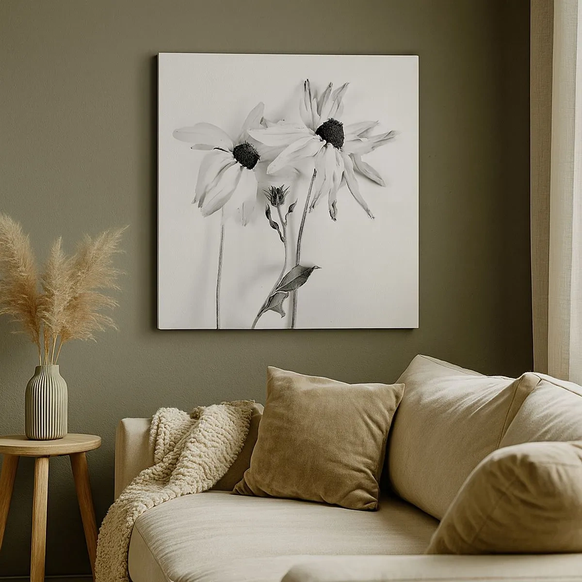 Cuadro sobre lienzo - Impresión de Imagen - Nadie quiere estar solo - 30x30 cm