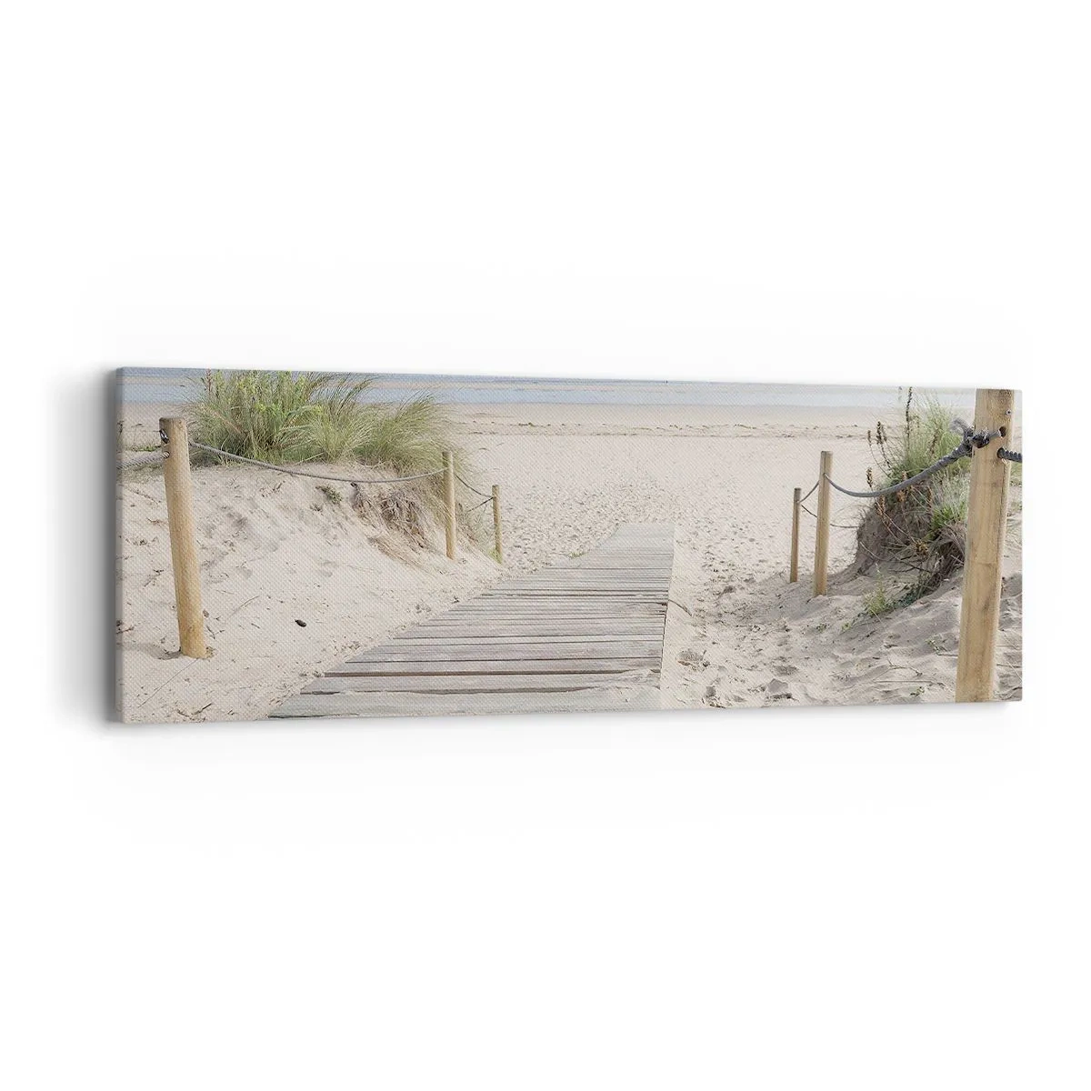 Cuadro sobre lienzo - Impresión de Imagen - Hasta el horizonte - 90x30 cm
