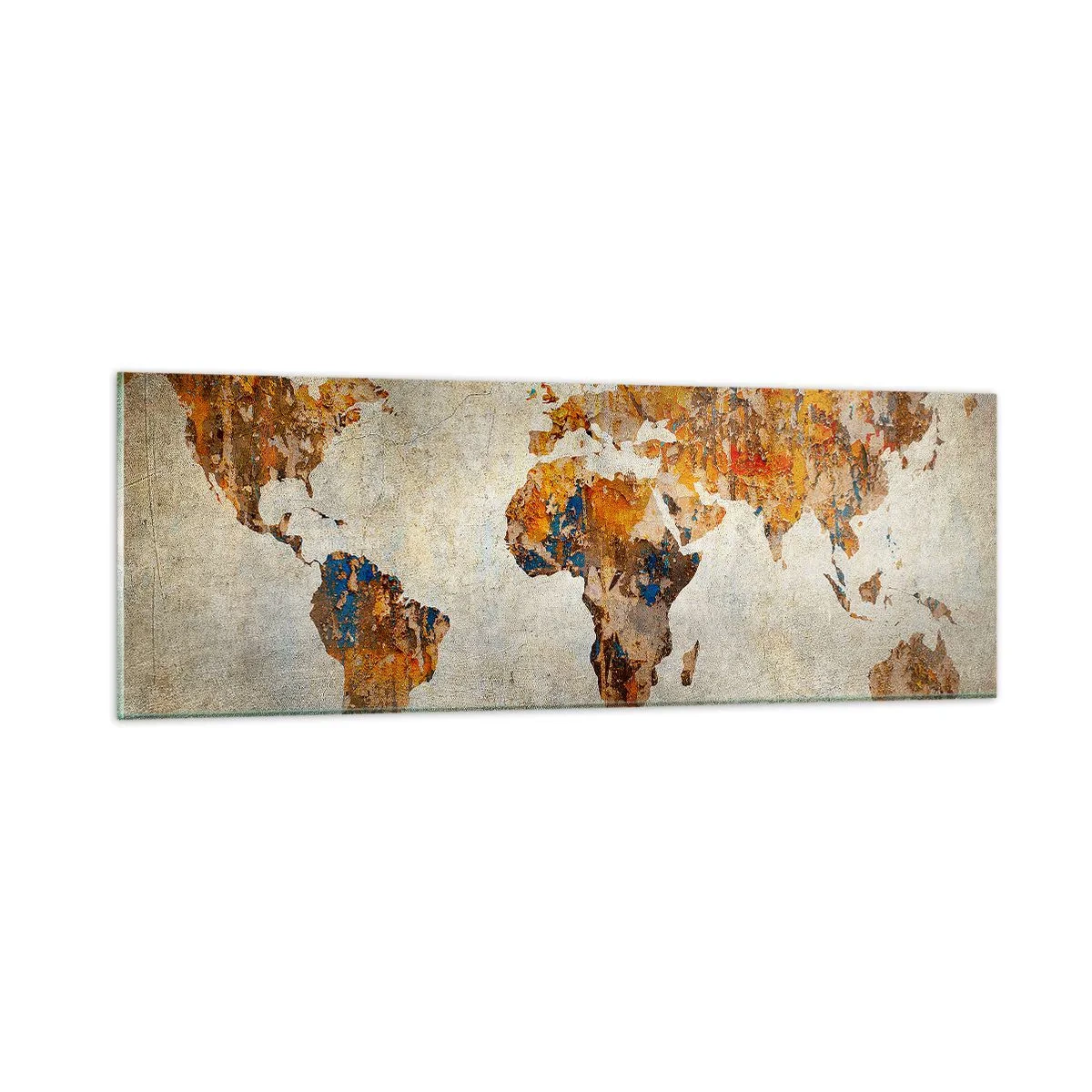 Cuadro sobre vidrio - Impresiones sobre Vidrio - Un mundo verdaderamente grande - 90x30 cm