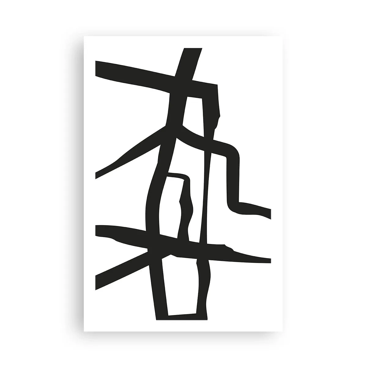 Póster - Construcción en blanco y negro - 61x91 cm