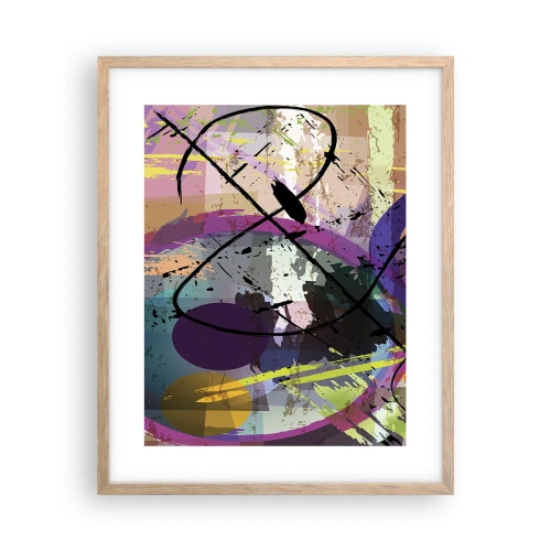 Póster en marco roble claro - Siempre hay más de un camino - 40x50 cm