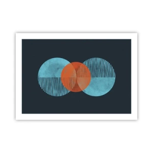 Póster - Composición simétrica - 70x50 cm