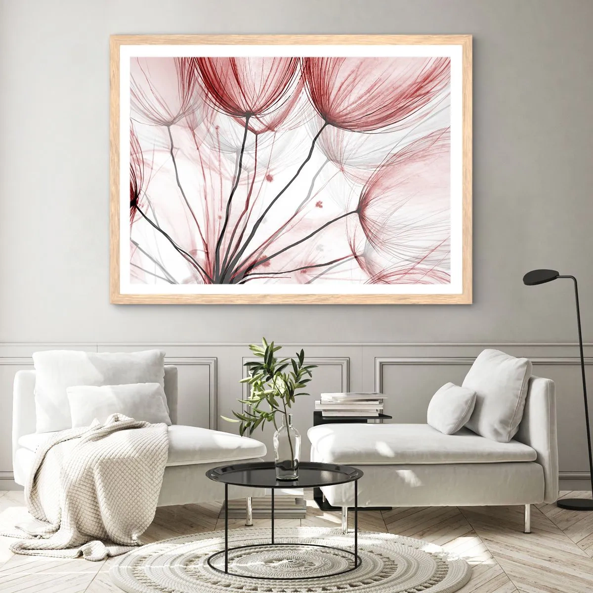 Póster en marco roble claro - Antes de partir - 40x30 cm