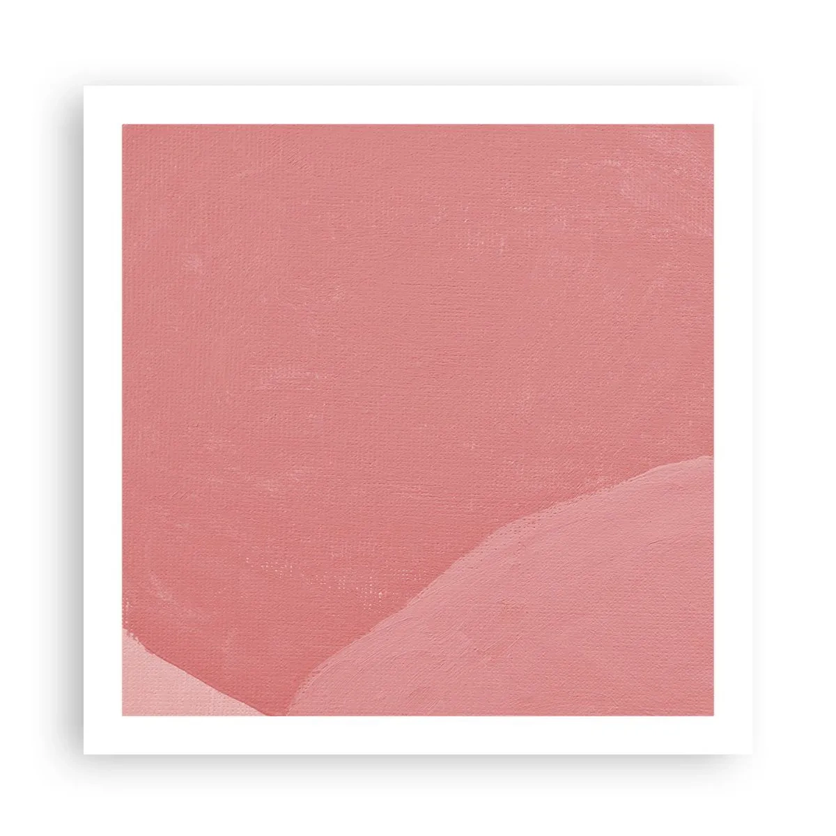 Póster - Composición orgánica en rosa - 60x60 cm