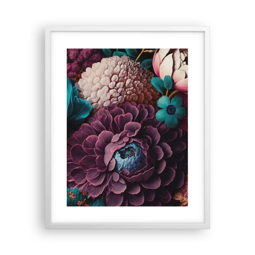 Póster en marco blanco - Naturaleza en abundancia - 40x50 cm