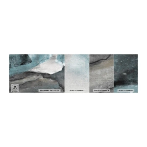 Muestra de fotomural Premium Canvas - Abstracción: rocas y hielo - Minimalismo, Pedazo, Moderno - 100x30 cm