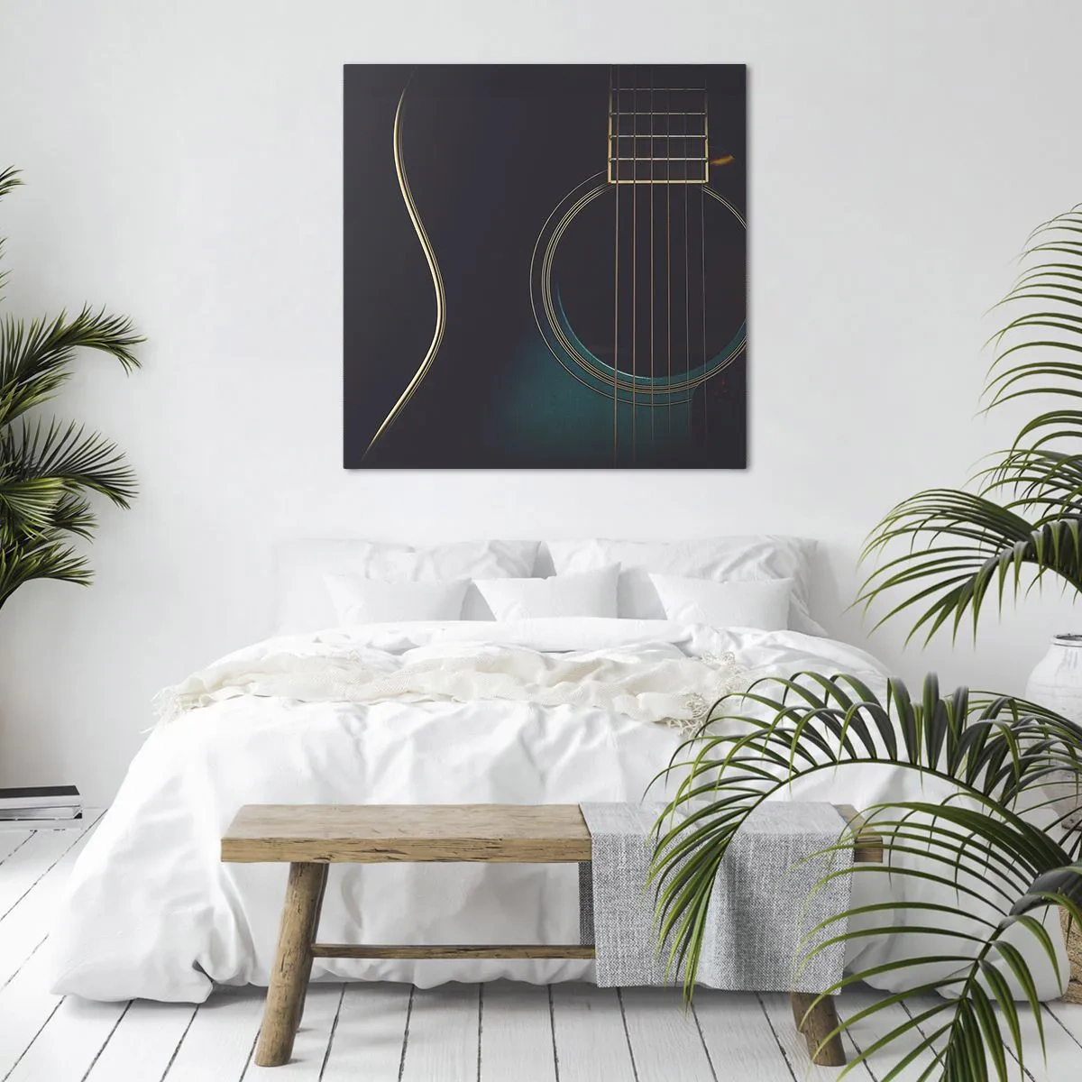 Cuadro sobre lienzo - Impresión de Imagen - Un momento antes de que suene - 60x60 cm