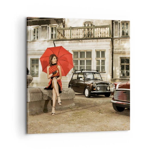 Cuadro sobre lienzo - Impresión de Imagen - Un mini viaje sentimental - 60x60 cm