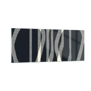 Cuadro sobre vidrio - Impresiones sobre Vidrio - Un intento de romper la oscuridad - 100x40 cm