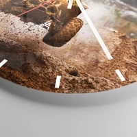 Esfera sin numeración, con rayas