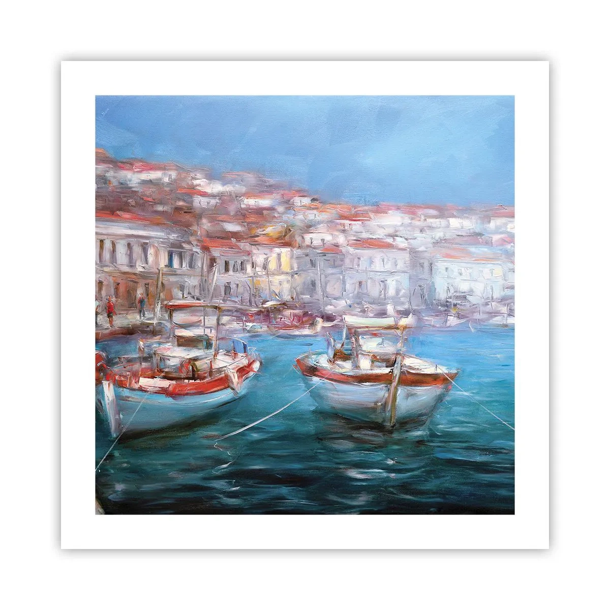 Póster - Bahía italiana - 50x50 cm