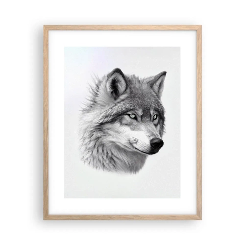 Póster en marco roble claro - Alfa - sin duda - 40x50 cm