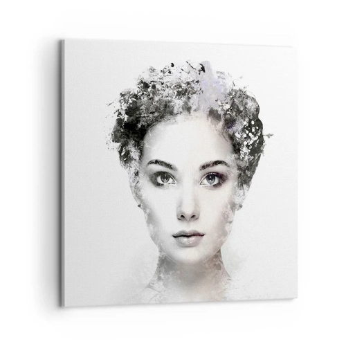 Cuadro sobre lienzo - Impresión de Imagen - Un retrato extremadamente elegante - 60x60 cm