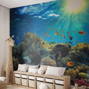 Fotomural Premium Canvas - Tesoros submarinos - Arrecife de coral, Océano, Marítimo - 300x210 cm