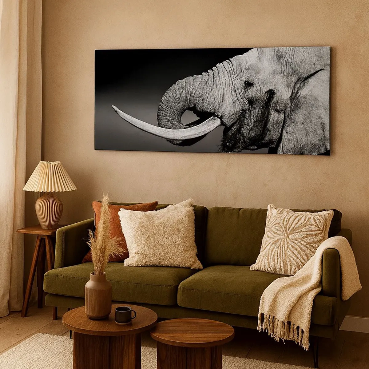 Cuadro sobre lienzo - Impresión de Imagen - Majestuoso - 100x40 cm