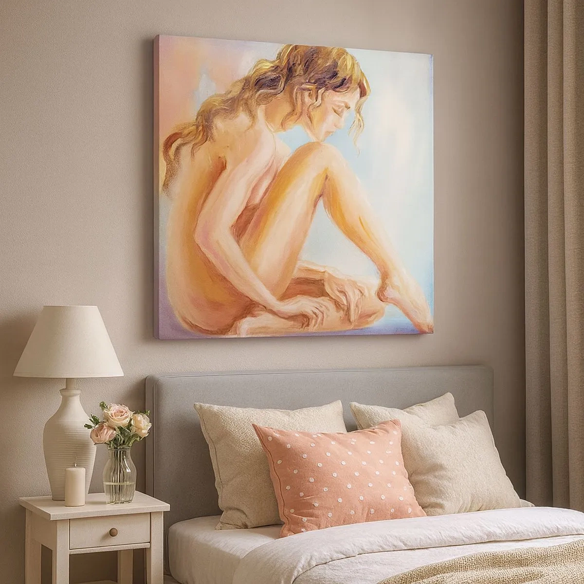 Cuadro sobre lienzo - Impresión de Imagen - Acto de juventud - 30x30 cm