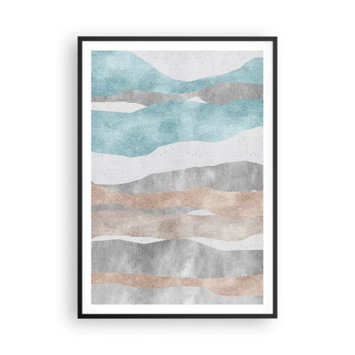 Póster en marco negro - Un estudio de la cercanía - 70x100 cm