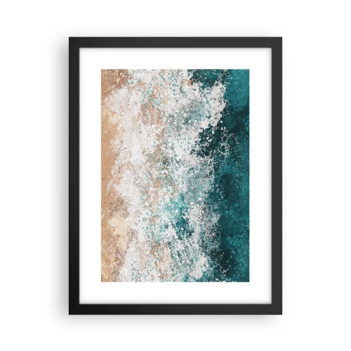 Póster en marco negro - Historias del mar - 30x40 cm