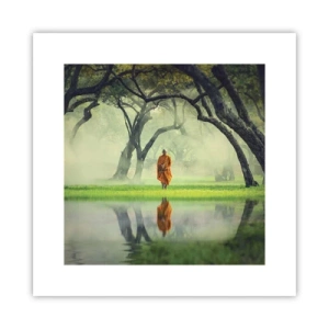 Póster - En el camino de la iluminación - 30x30 cm