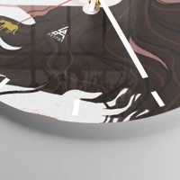 Esfera sin numeración, con rayas