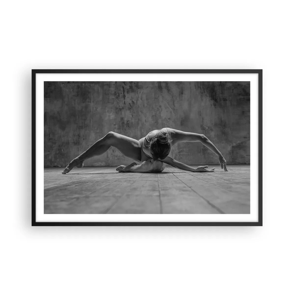 Póster en marco negro - Simetría encontrada - 91x61 cm