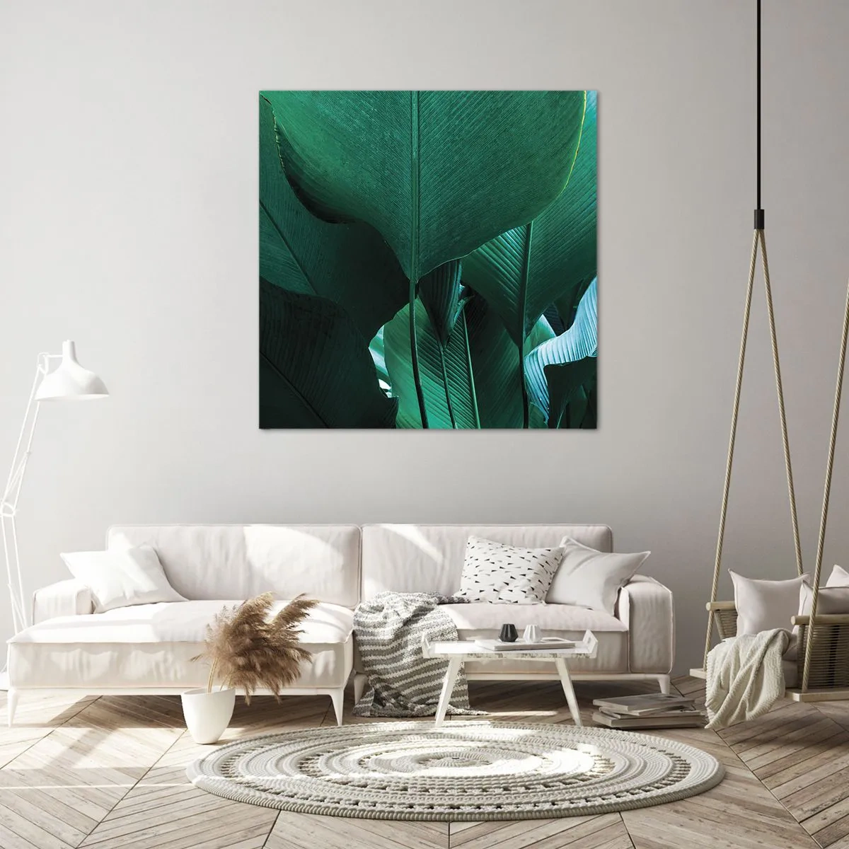 Cuadro sobre lienzo - Impresión de Imagen - De cara a la luz - 50x50 cm