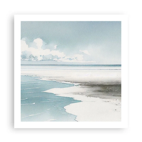 Póster - Suave marea otoñal - 60x60 cm