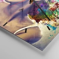 Esfera sin numeración, con rayas