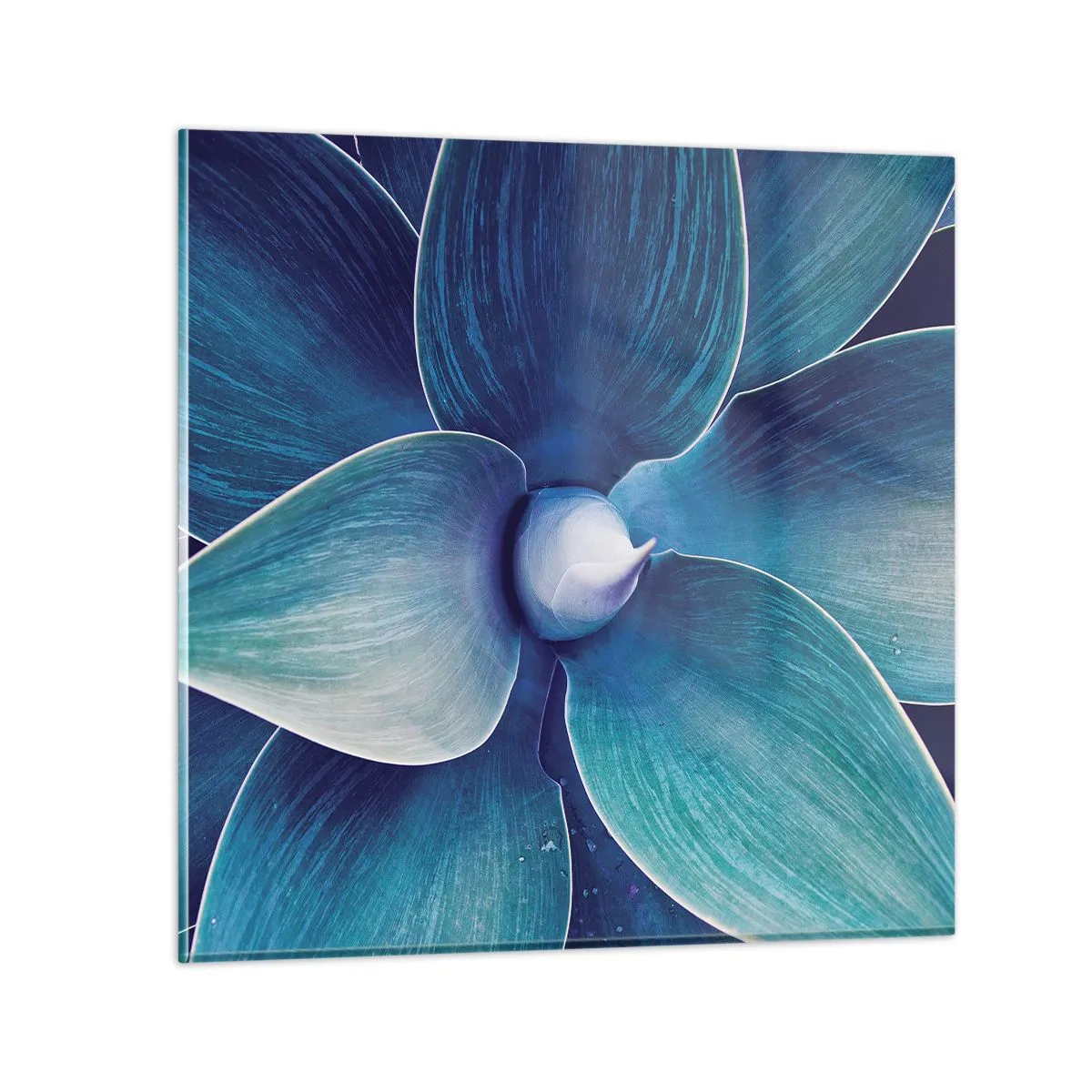 Cuadro sobre vidrio - Impresiones sobre Vidrio - Azul del cielo - 50x50 cm