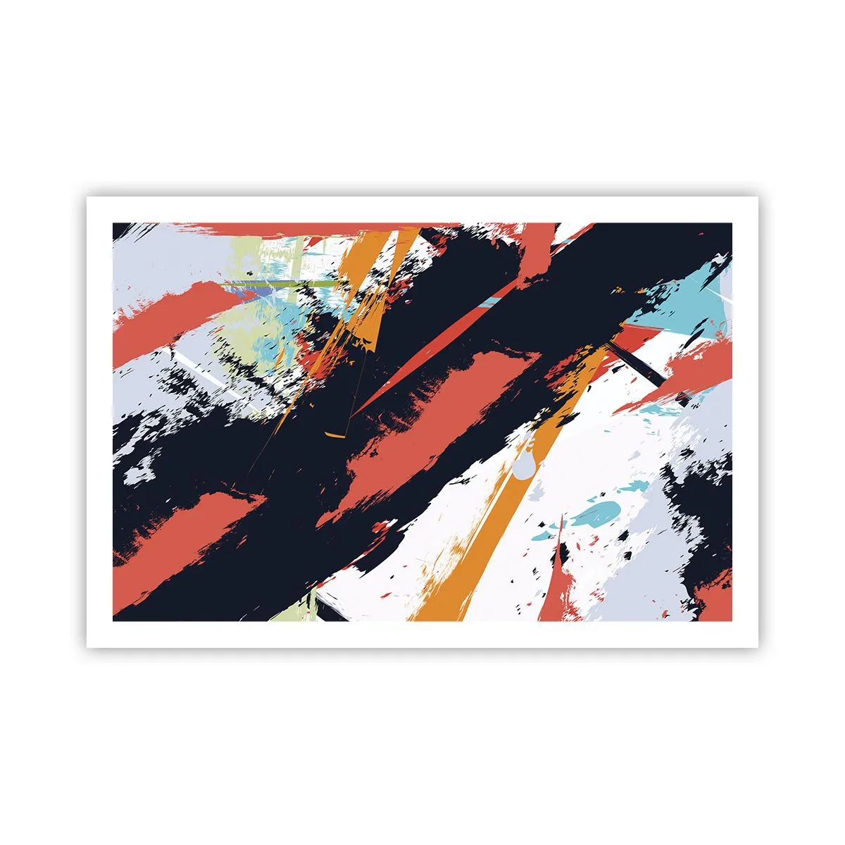 Póster - Composición dinámica - 91x61 cm