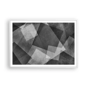 Póster en marco blanco - Un símbolo eterno de permanencia y orden - 100x70 cm