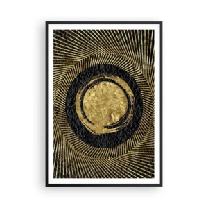 Póster en marco negro - Composición glamour - 70x100 cm