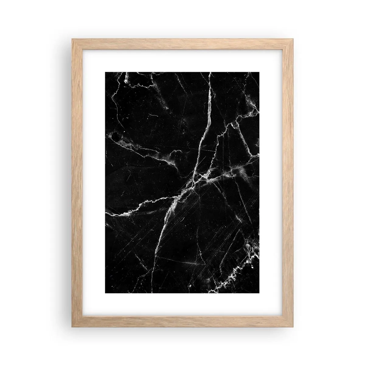 Póster en marco roble claro - La vida secreta de la piedra - 30x40 cm