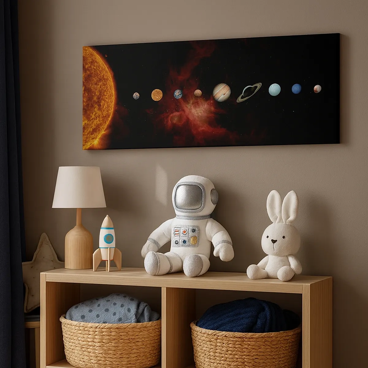 Cuadro sobre lienzo - Impresión de Imagen - Nuestro barrio - 30x30 cm