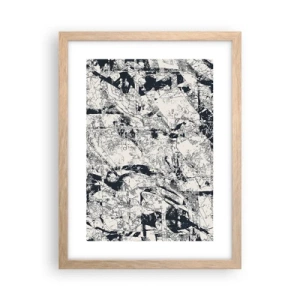 Póster en marco roble claro - La interpenetración de los opuestos - 30x40 cm