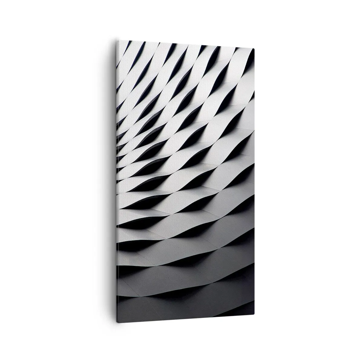 Cuadro sobre lienzo - Impresión de Imagen - En la superficie de las ondas - 55x100 cm