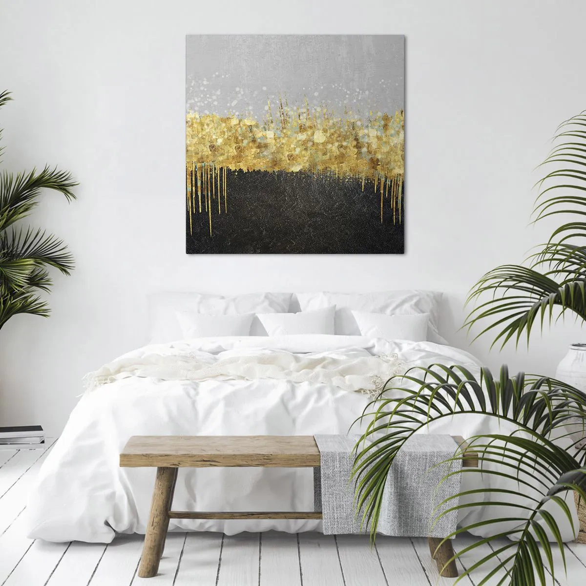 Cuadro sobre lienzo - Impresión de Imagen - Hacia arriba y hacia abajo - 30x30 cm