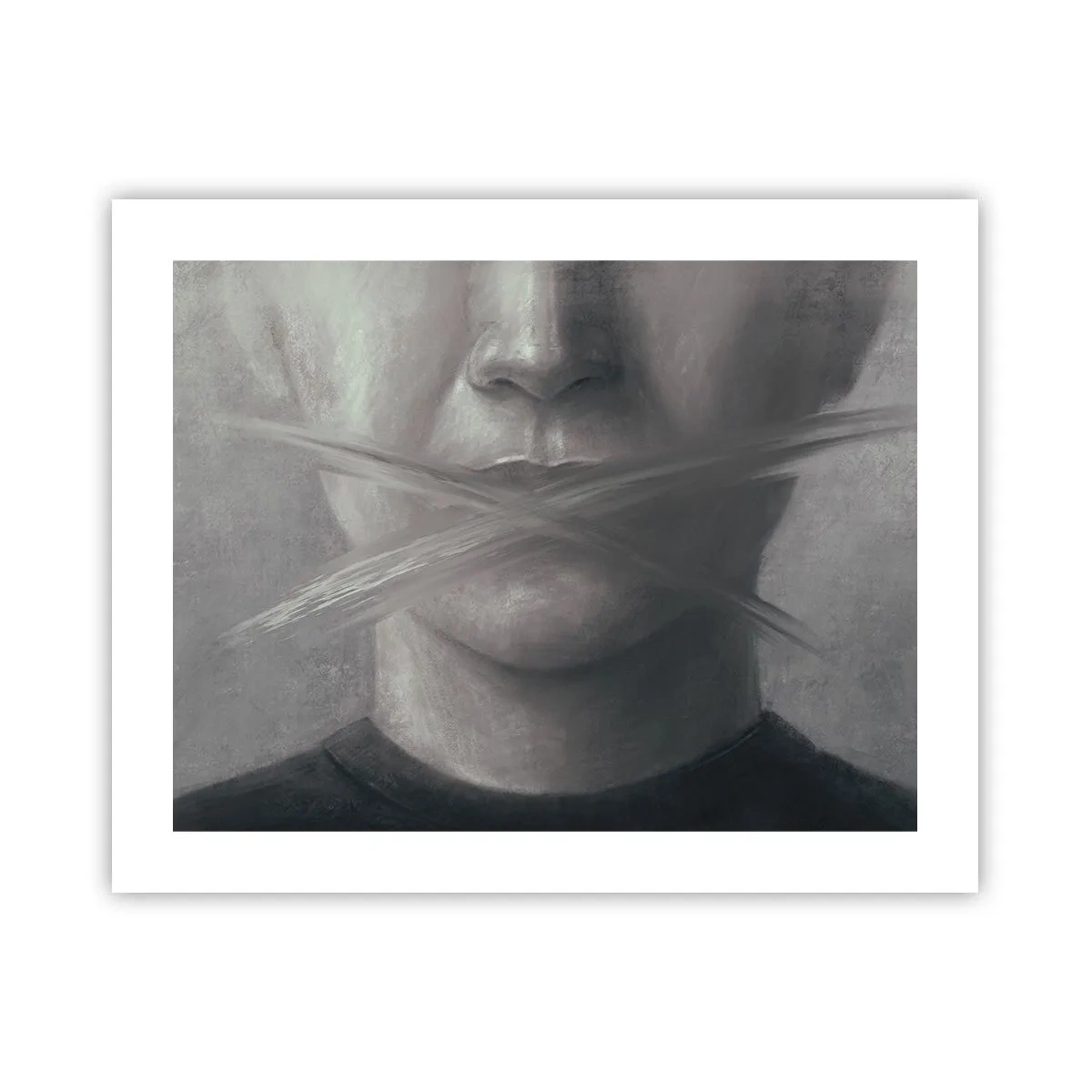 Póster - Ni una palabra - 50x40 cm