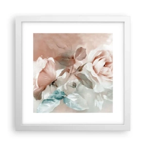 Póster en marco blanco - El espíritu del romanticismo - 30x30 cm