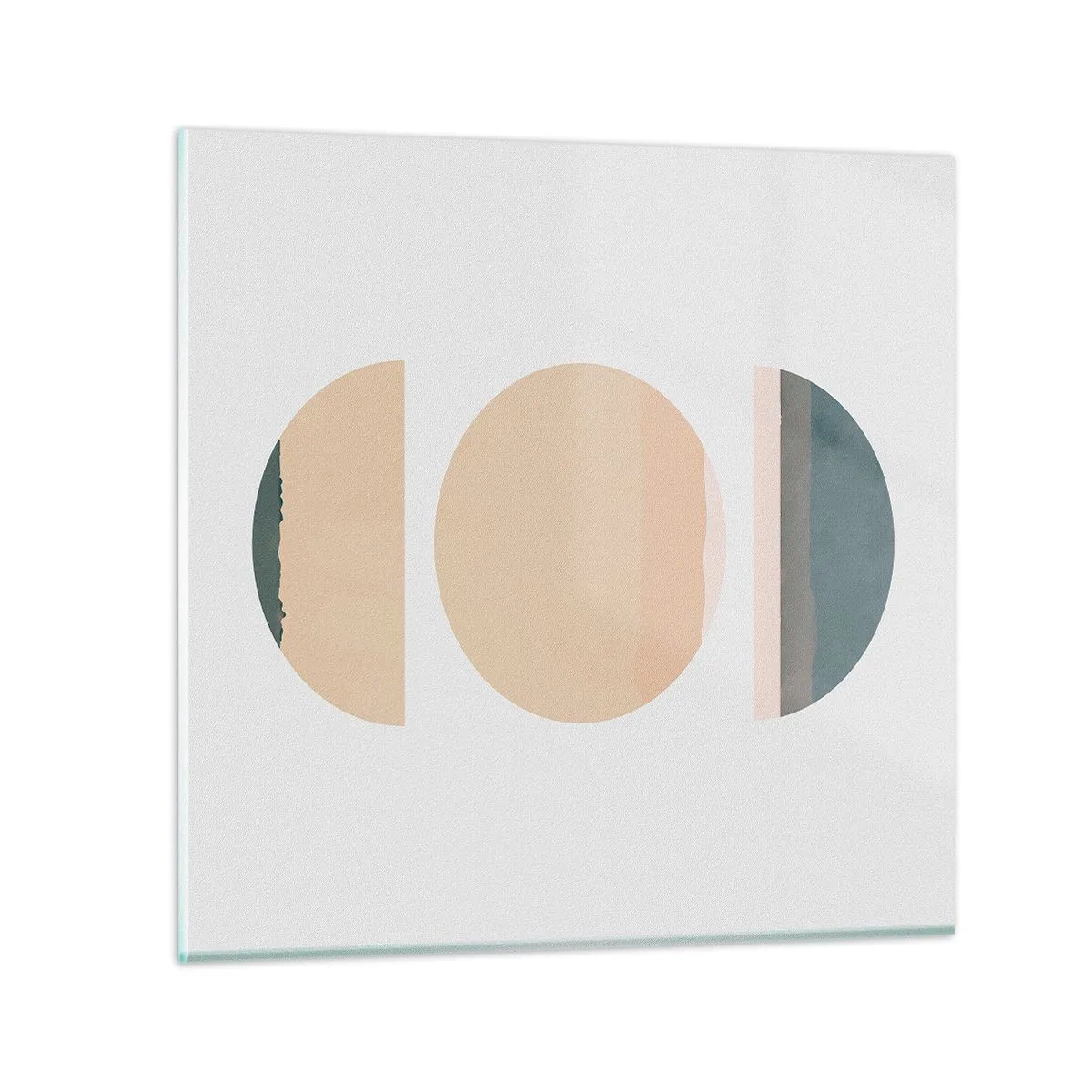 Cuadro sobre vidrio - Impresiones sobre Vidrio - Círculo tras círculo - 70x70 cm