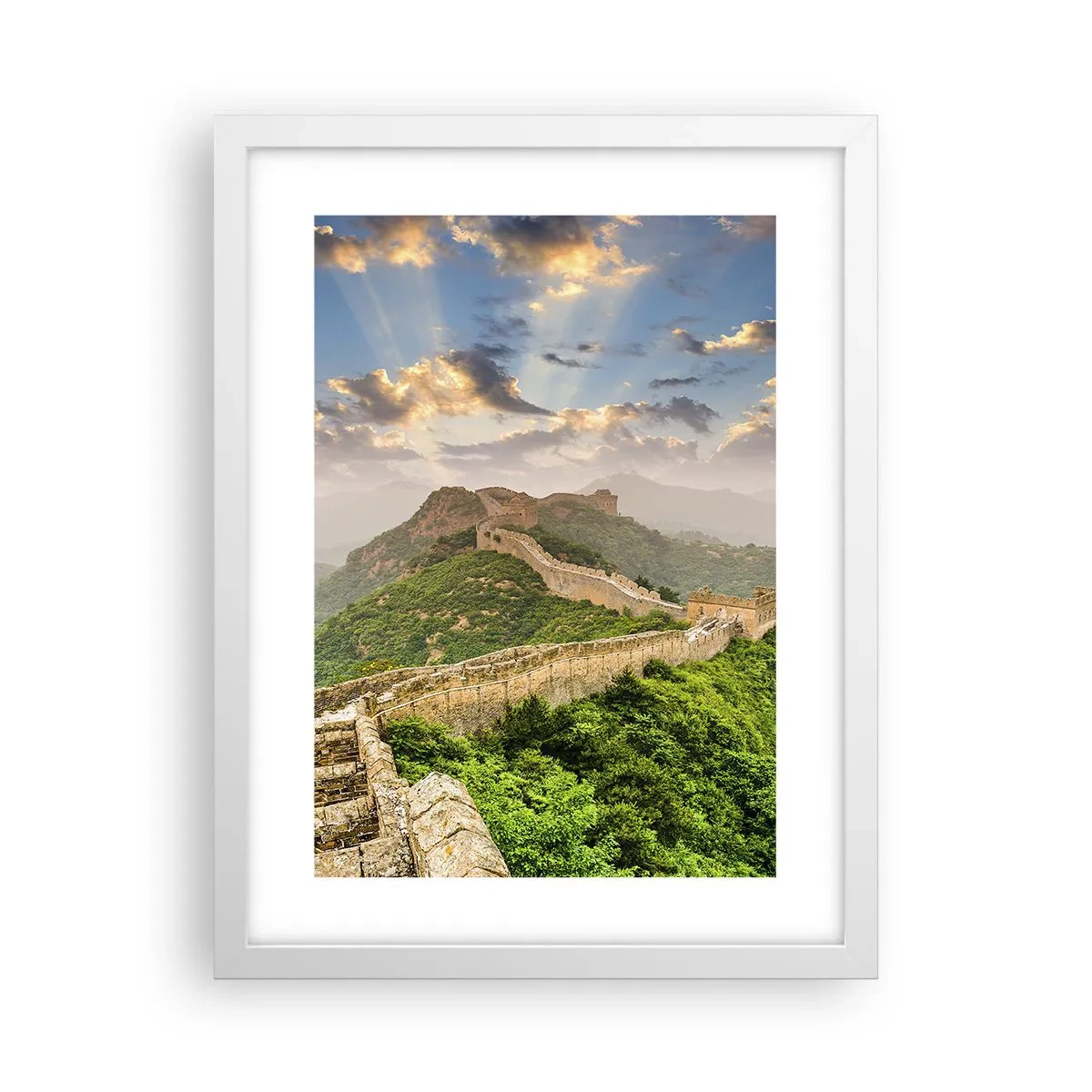 Póster en marco blanco - Grandeza duradera - 30x40 cm