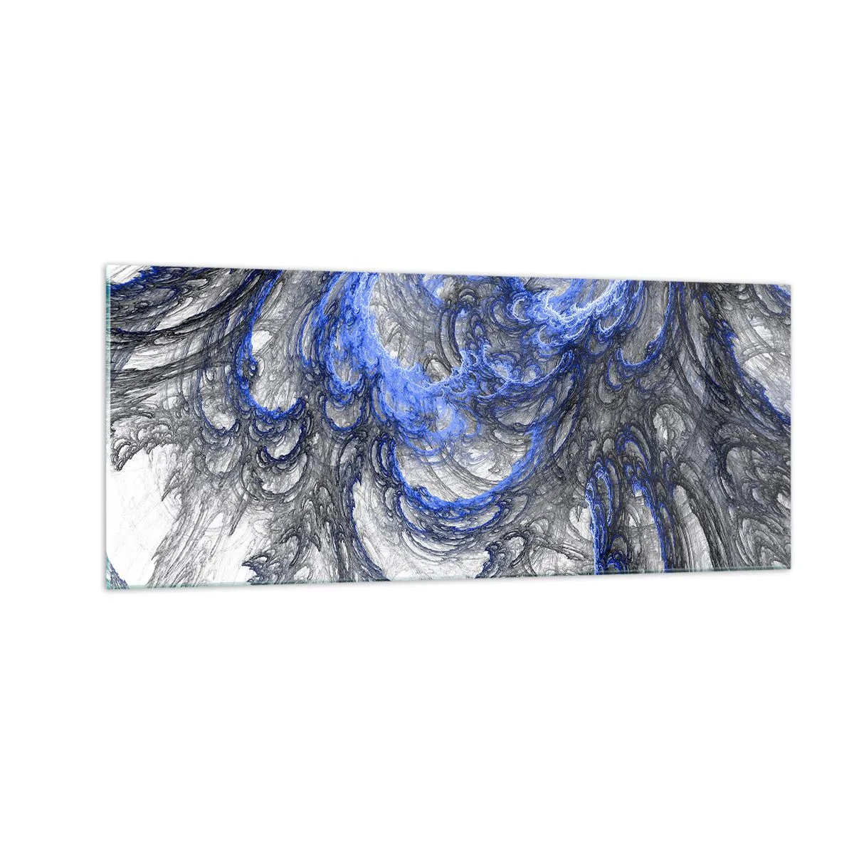 Cuadro sobre vidrio - Impresiones sobre Vidrio - El nacimiento de una ola - 100x40 cm
