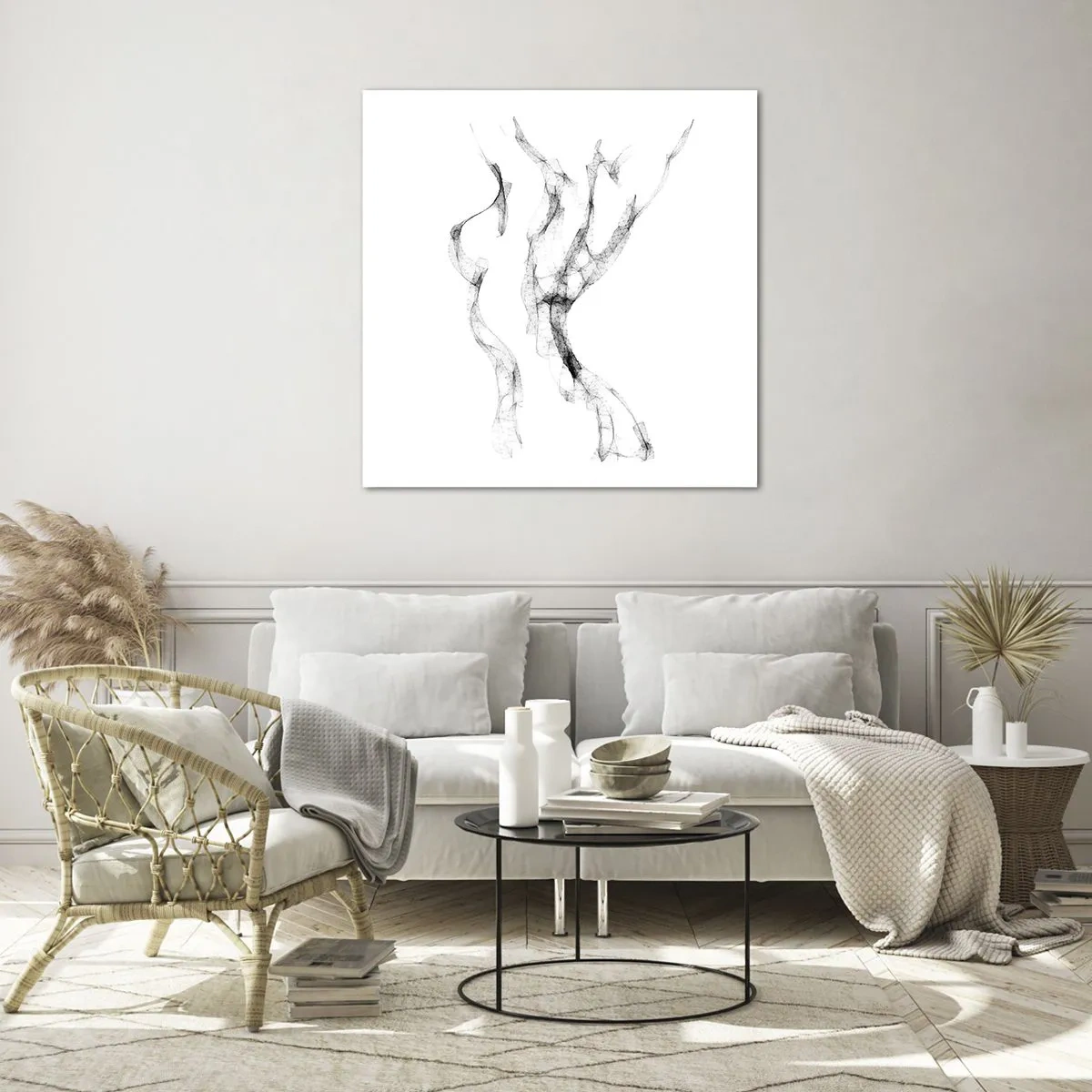 Cuadro sobre vidrio - Impresiones sobre Vidrio - Hermosa y fuerte - 70x70 cm