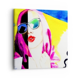 Cuadro sobre lienzo - Impresión de Imagen - Contrastes - 30x30 cm