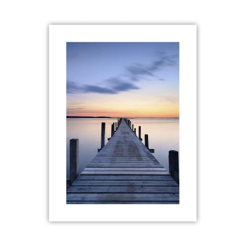 Póster - La calma de un crepúsculo sereno - 30x40 cm