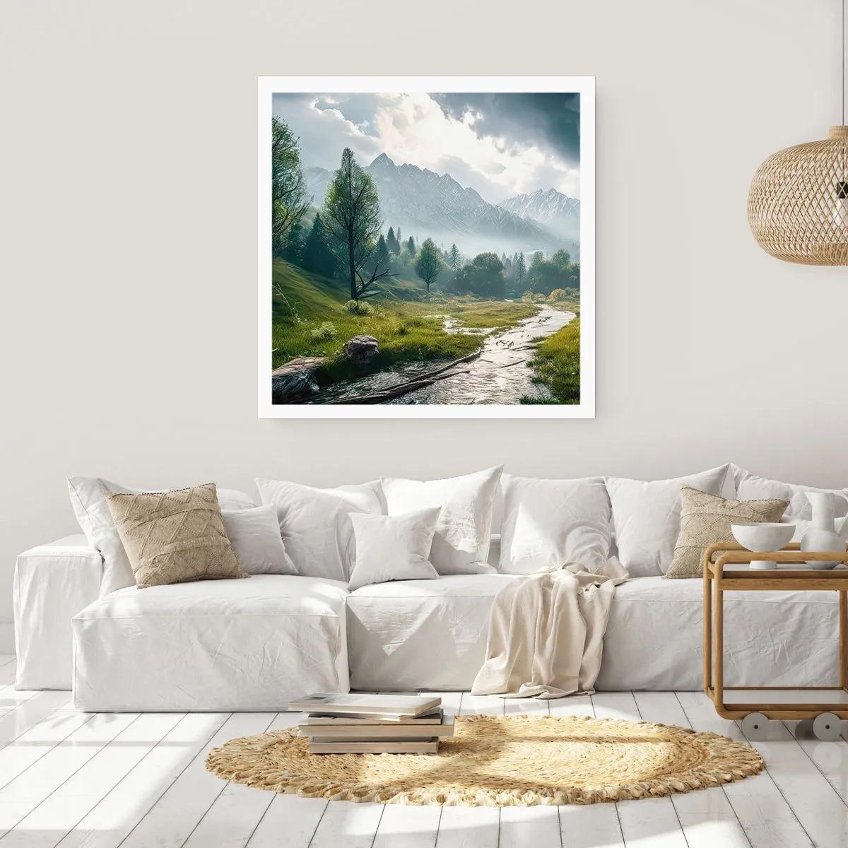 Póster - De ida y vuelta - 40x40 cm