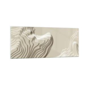 Cuadro sobre vidrio - Impresiones sobre Vidrio - Topografía del arte - 100x40 cm